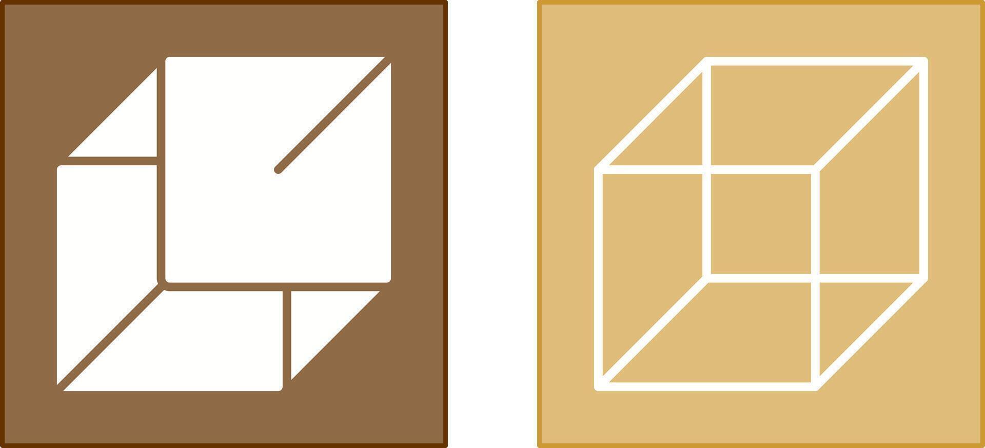 Würfel-Icon-Design vektor