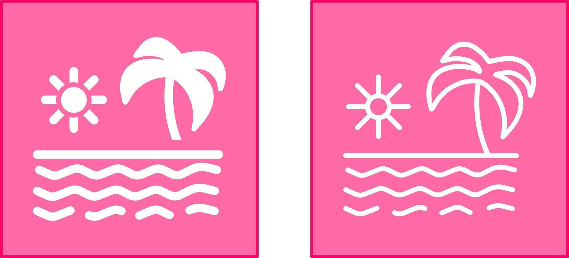 Sommer-Icon-Design vektor