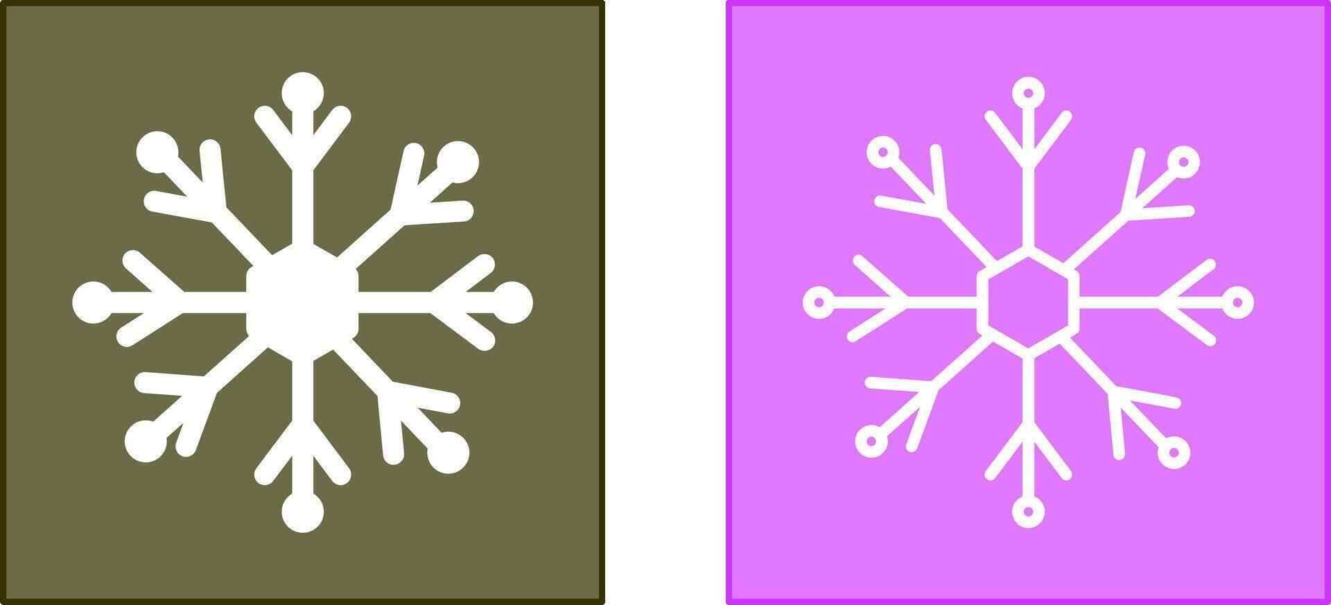 Schneeflocken-Icon-Design vektor