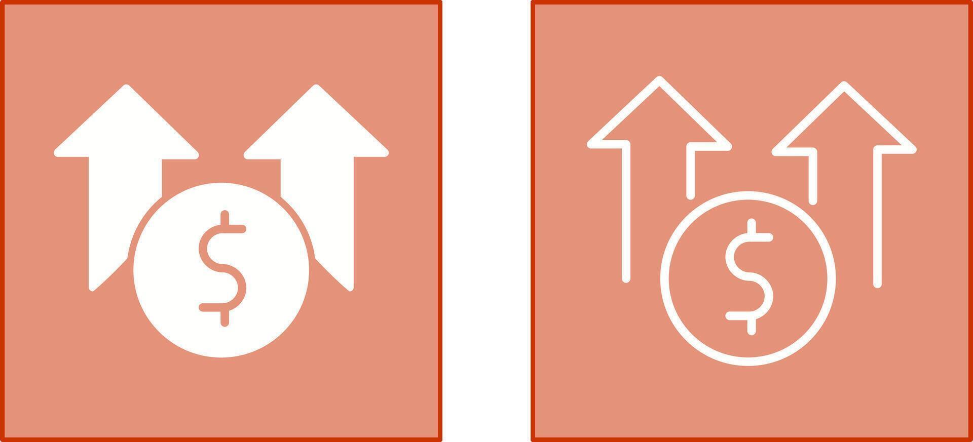 Einkommen-Icon-Design vektor