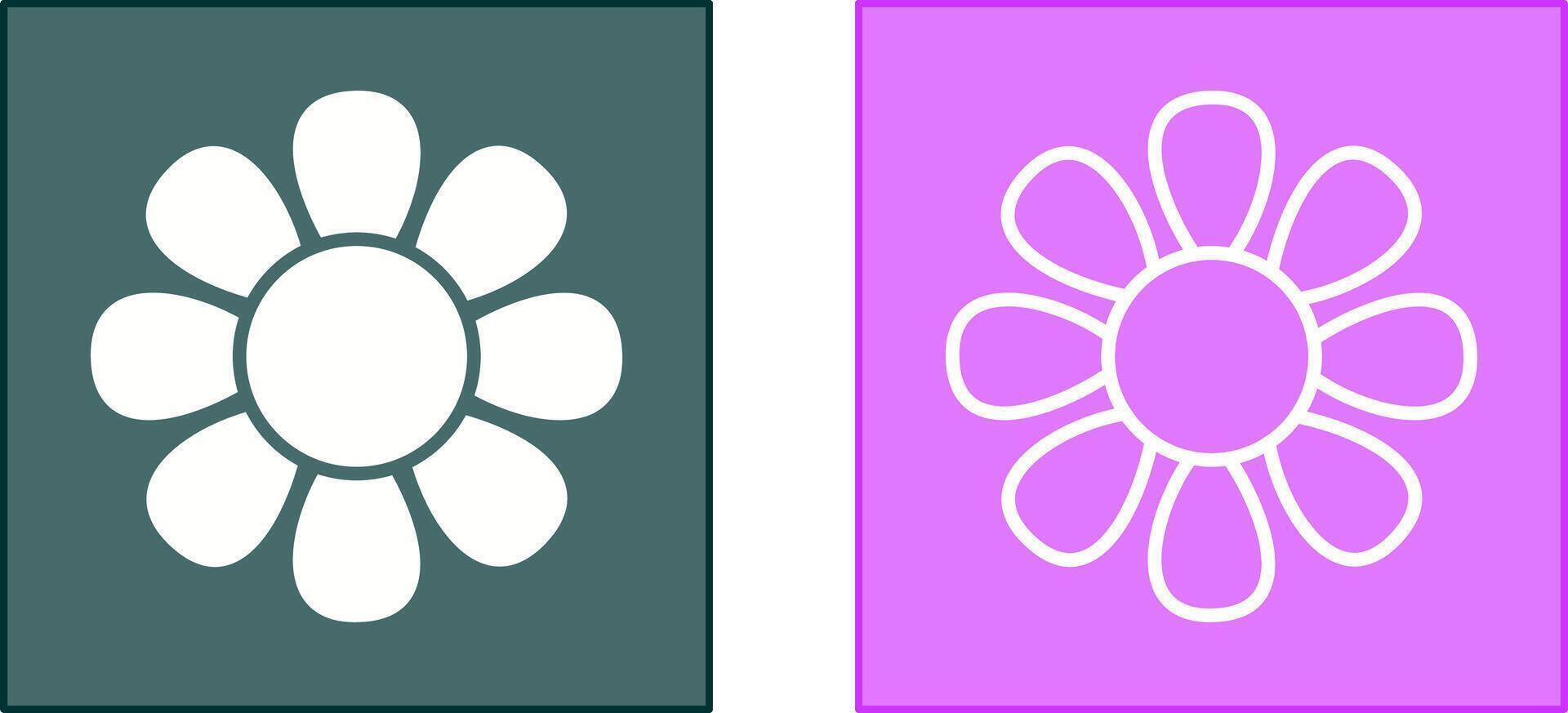 Blumen-Icon-Design vektor