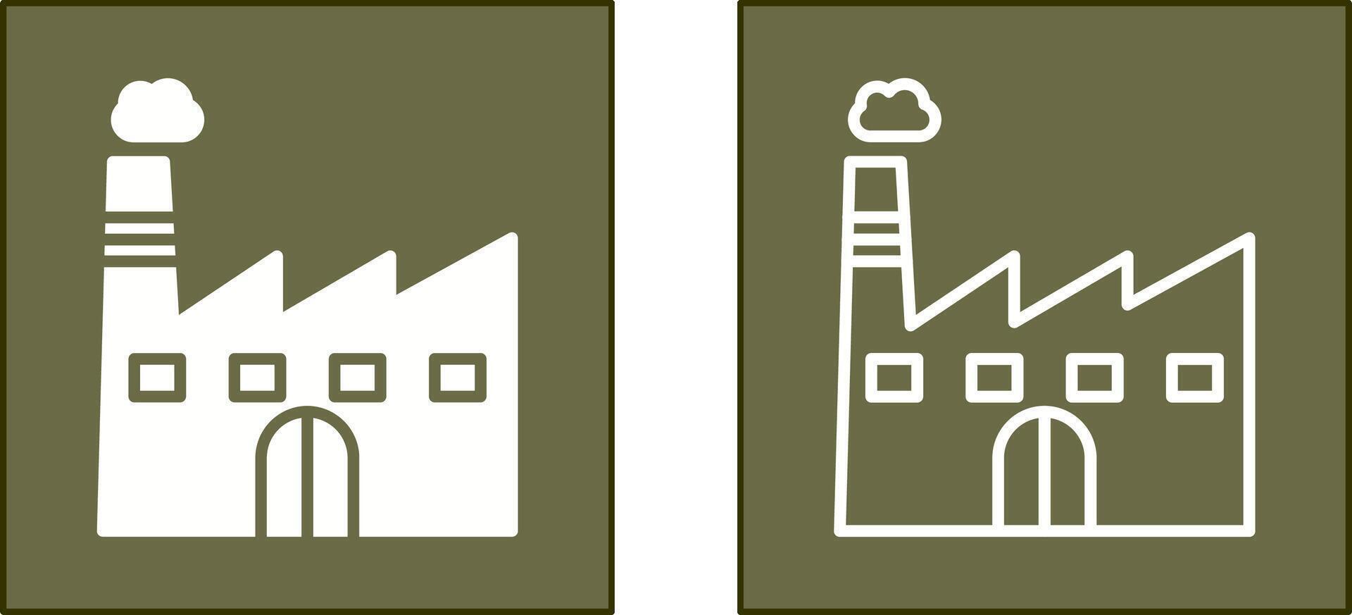 Fabrik-Icon-Design vektor