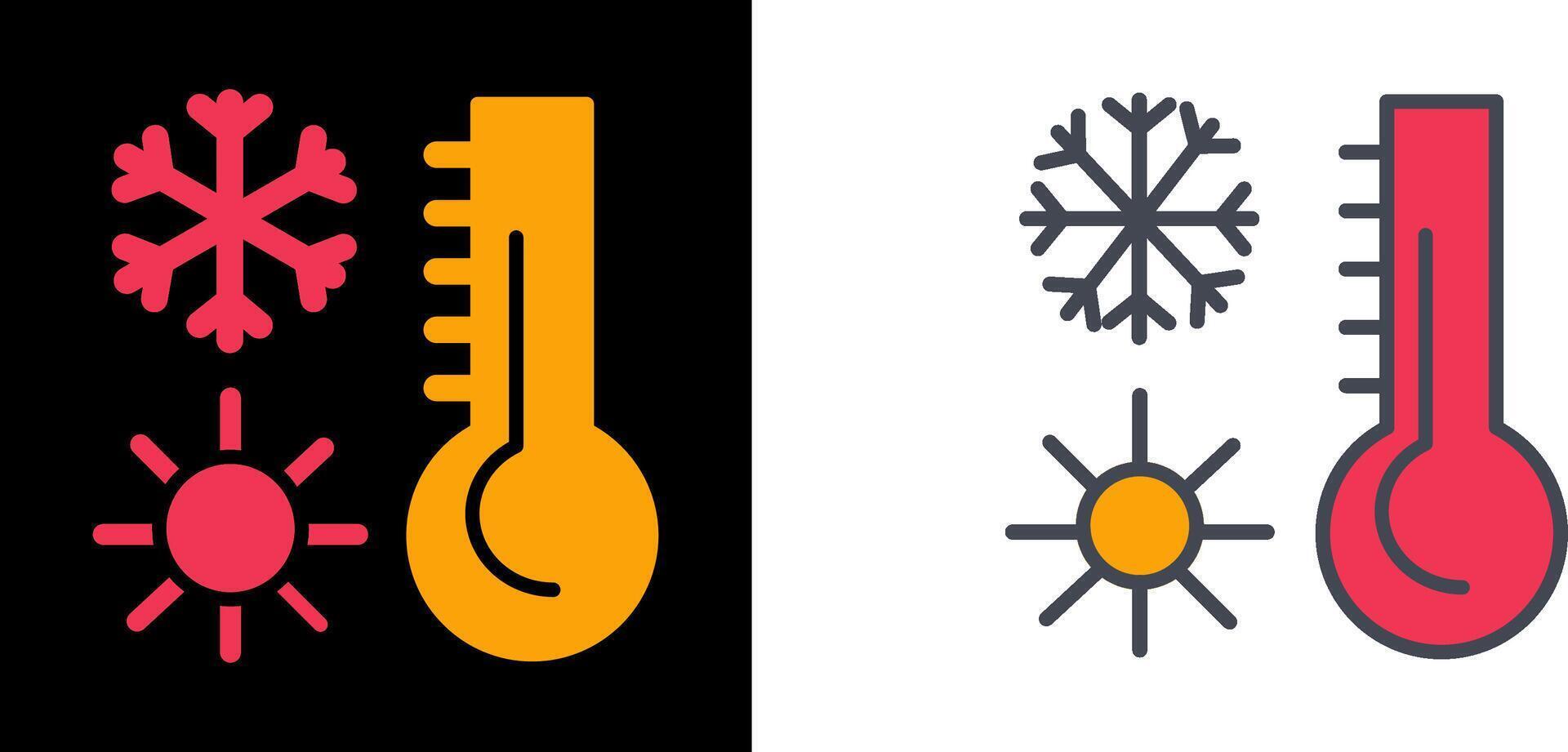 termometer ikon design vektor
