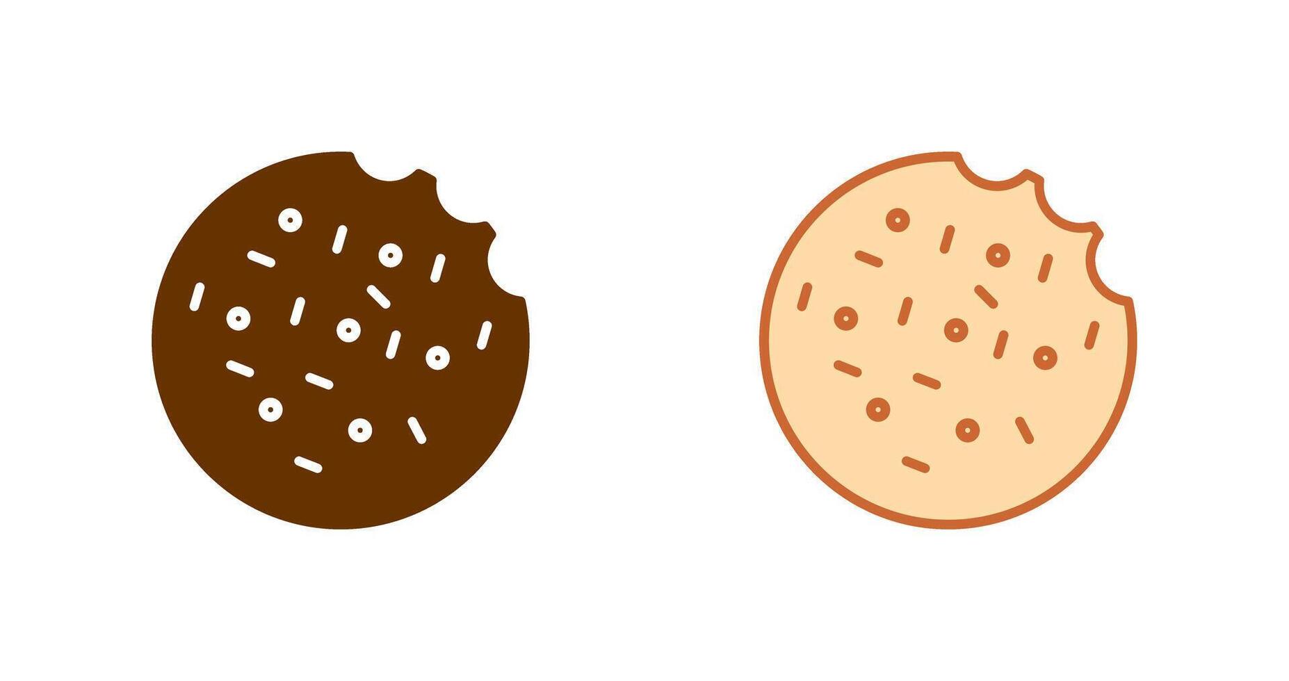 Cookie-Icon-Design vektor