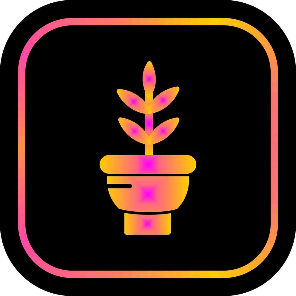 Pflanzen-Icon-Design vektor