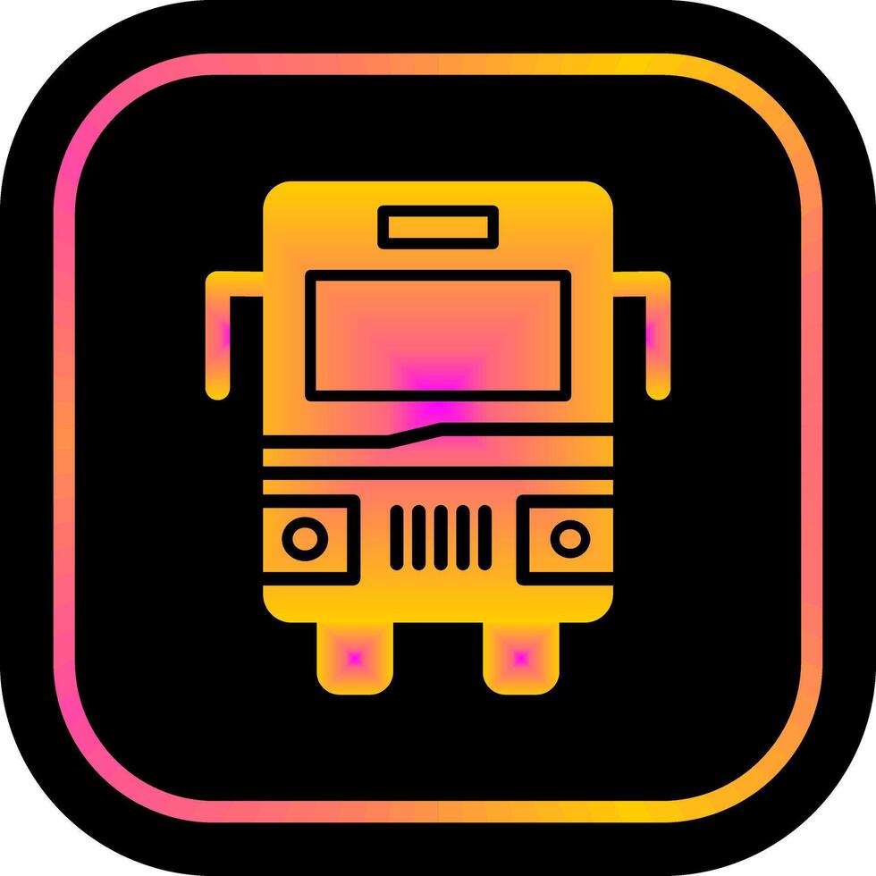 Bus-Icon-Design vektor