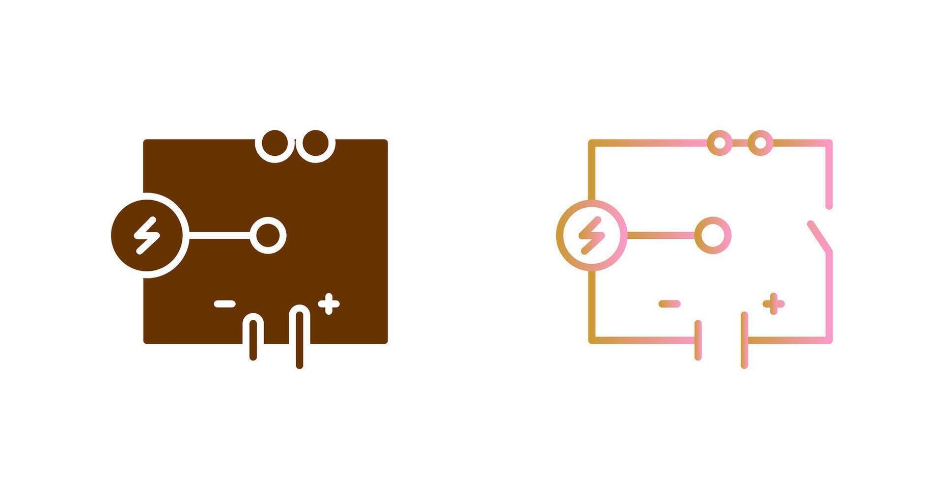 elektrisch Schaltkreis Symbol Design vektor