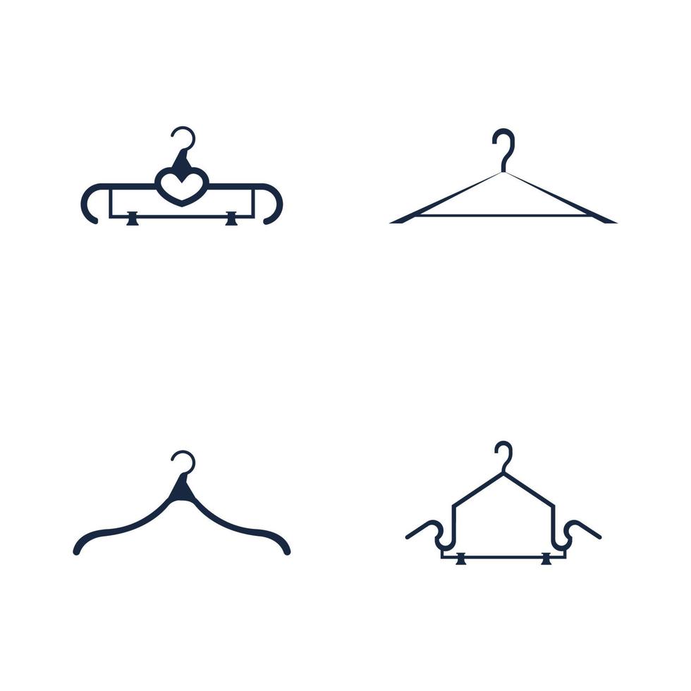 Aufhänger Tuch Symbol flaches Design Konzept Vektor Vorlage