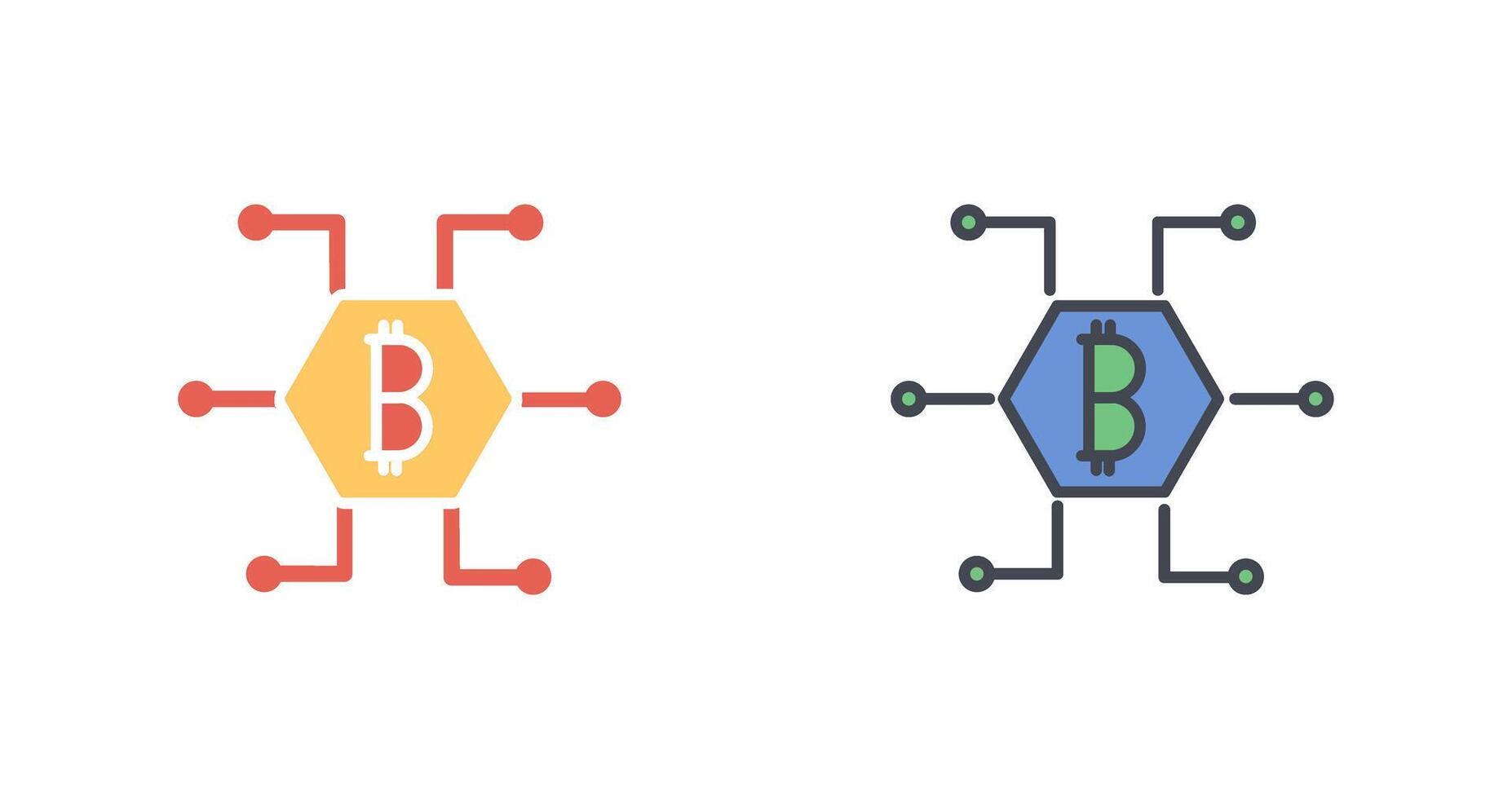 Bitcoin Symbol Design vektor