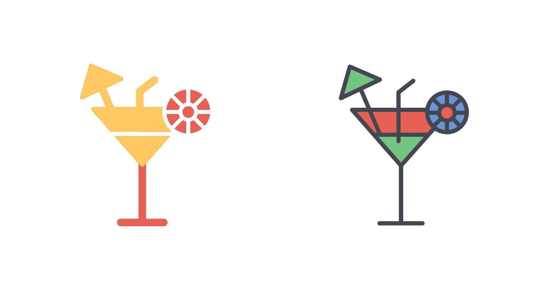cocktail ikon design vektor