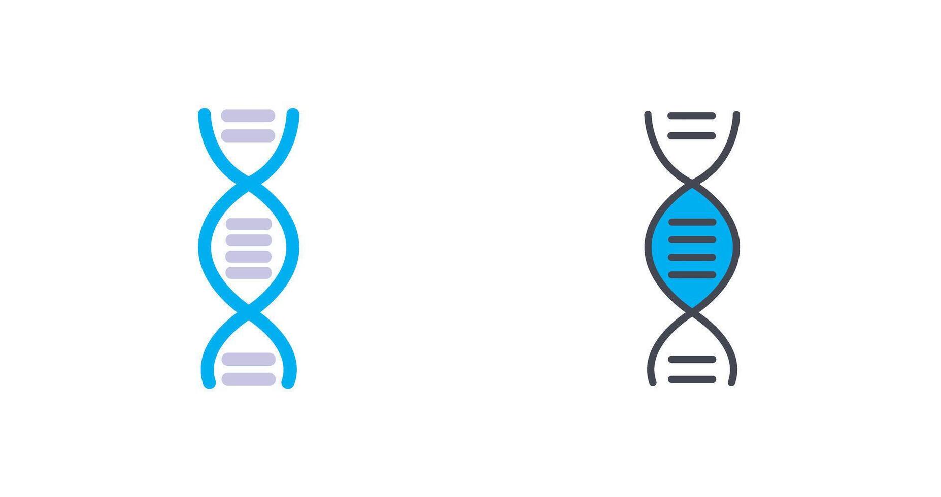 DNA Struktur Symbol Design vektor