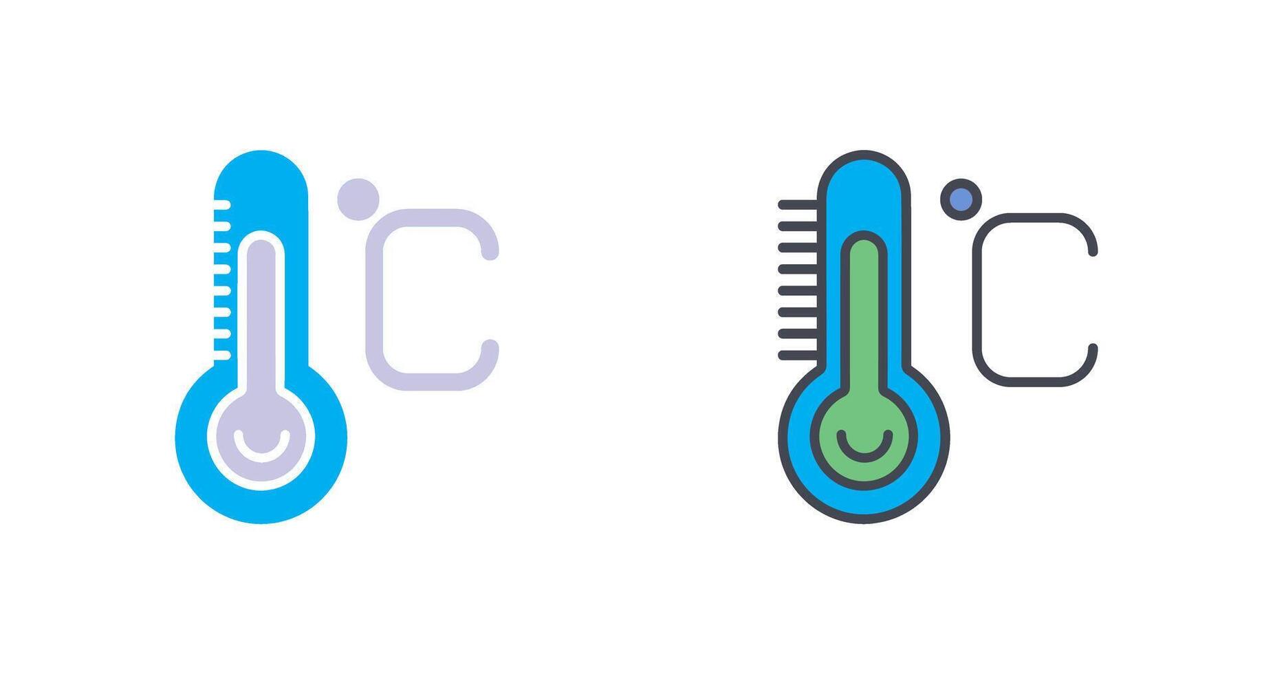 Temperatur-Icon-Design vektor