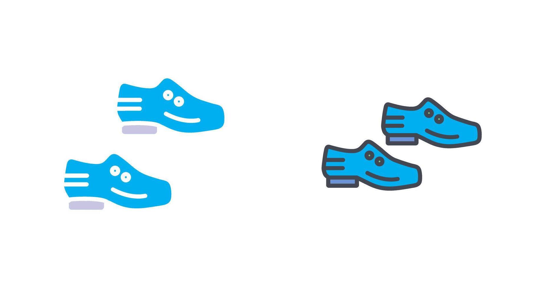 Schuhe-Icon-Design vektor