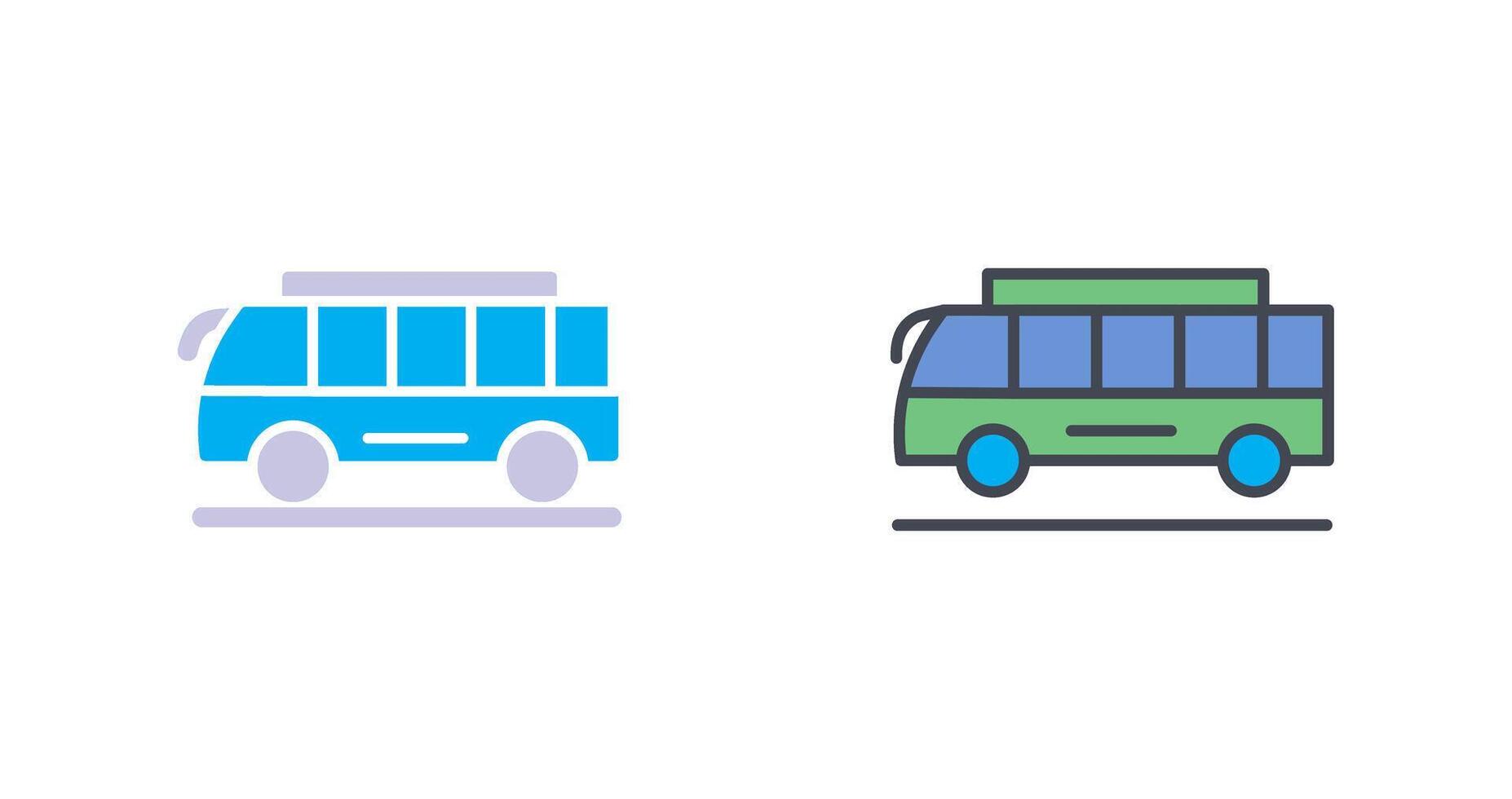 Bus-Icon-Design vektor