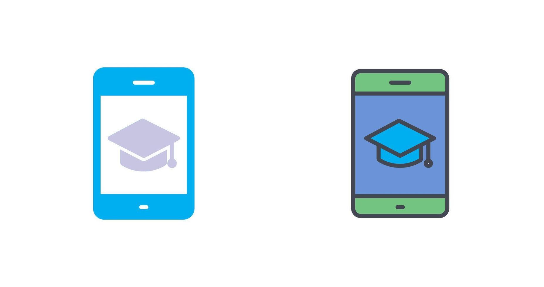 Bildung App Symbol Design vektor