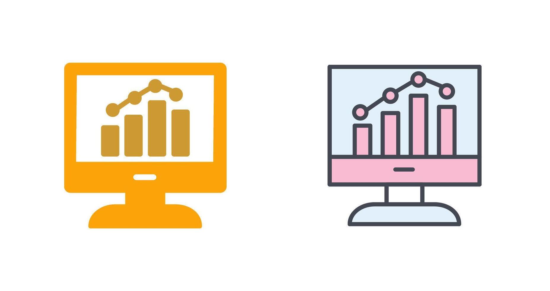 Finanzen Graph Symbol Design vektor