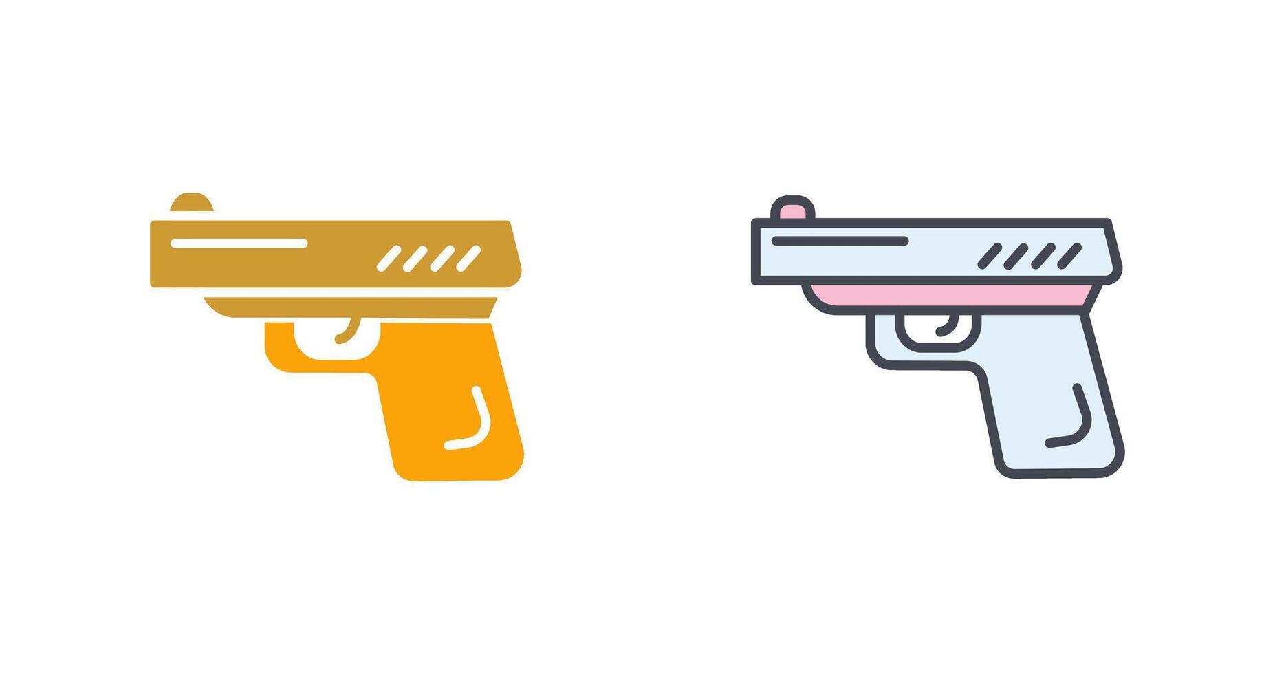 Waffe-Icon-Design vektor