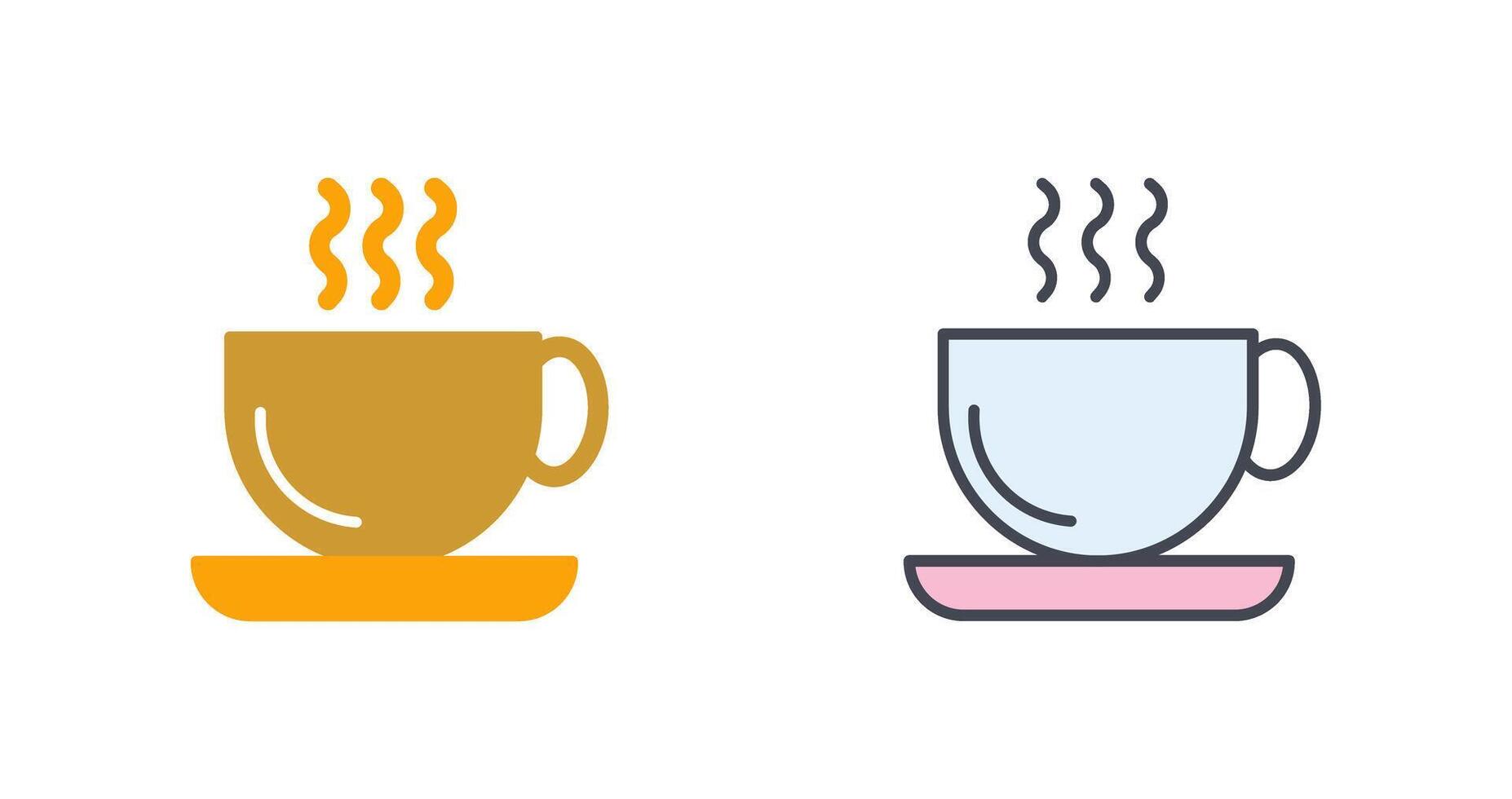 Kaffeetasse-Icon-Design vektor