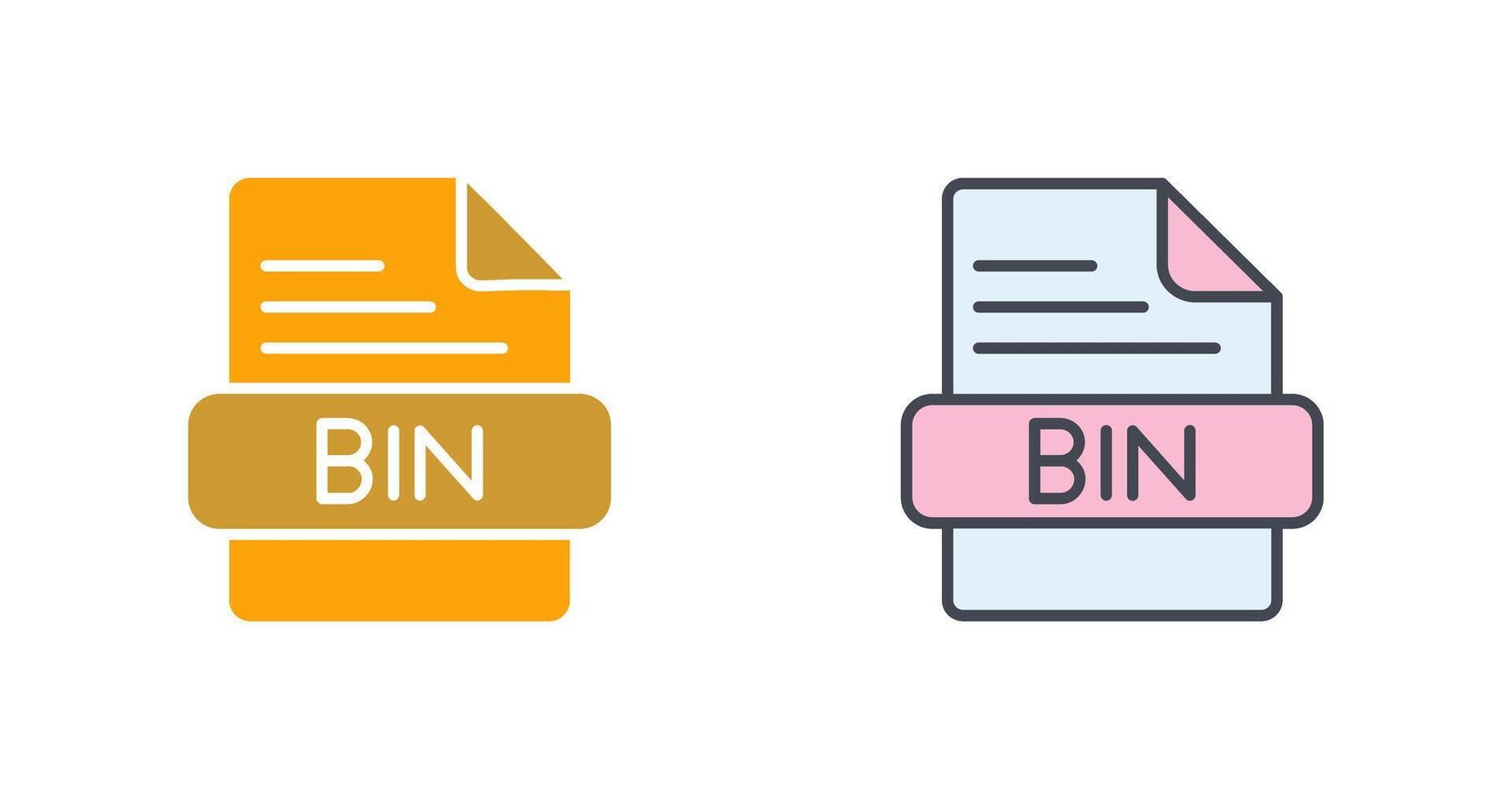 bin-Icon-Design vektor