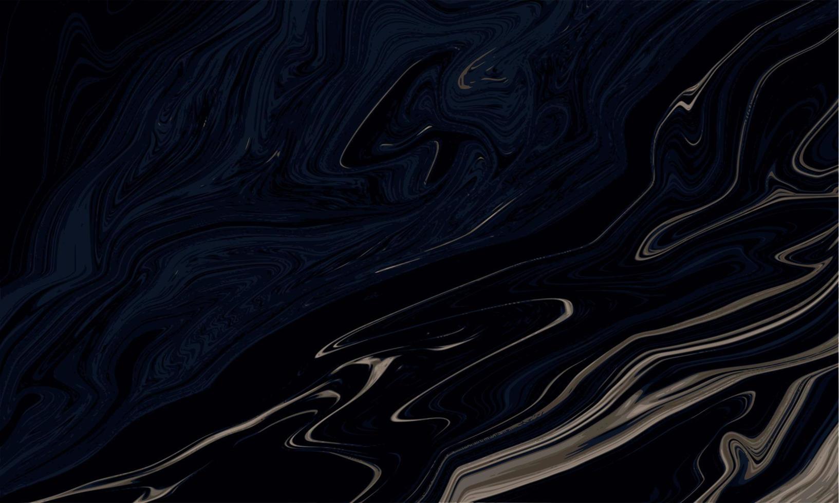 abstrakt mörkblå flytande marmor bakgrund vektor