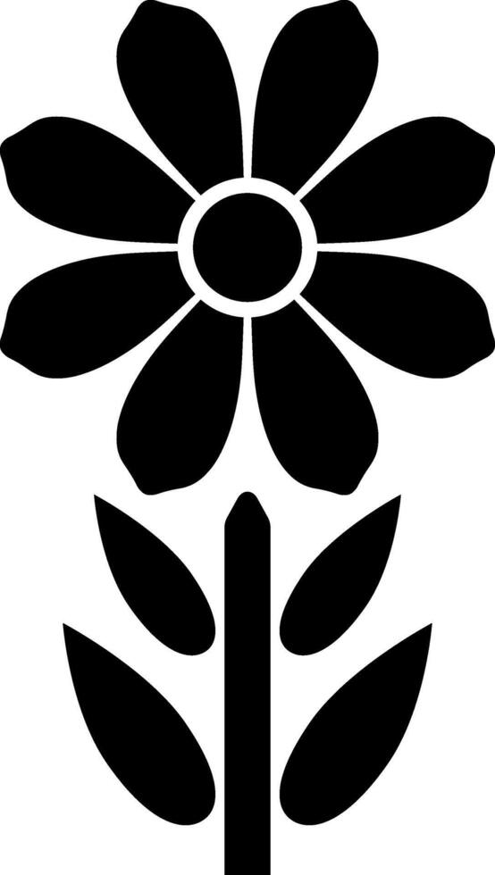 Schablone Blume Symbol Karikatur Clip Art Illustration vektor