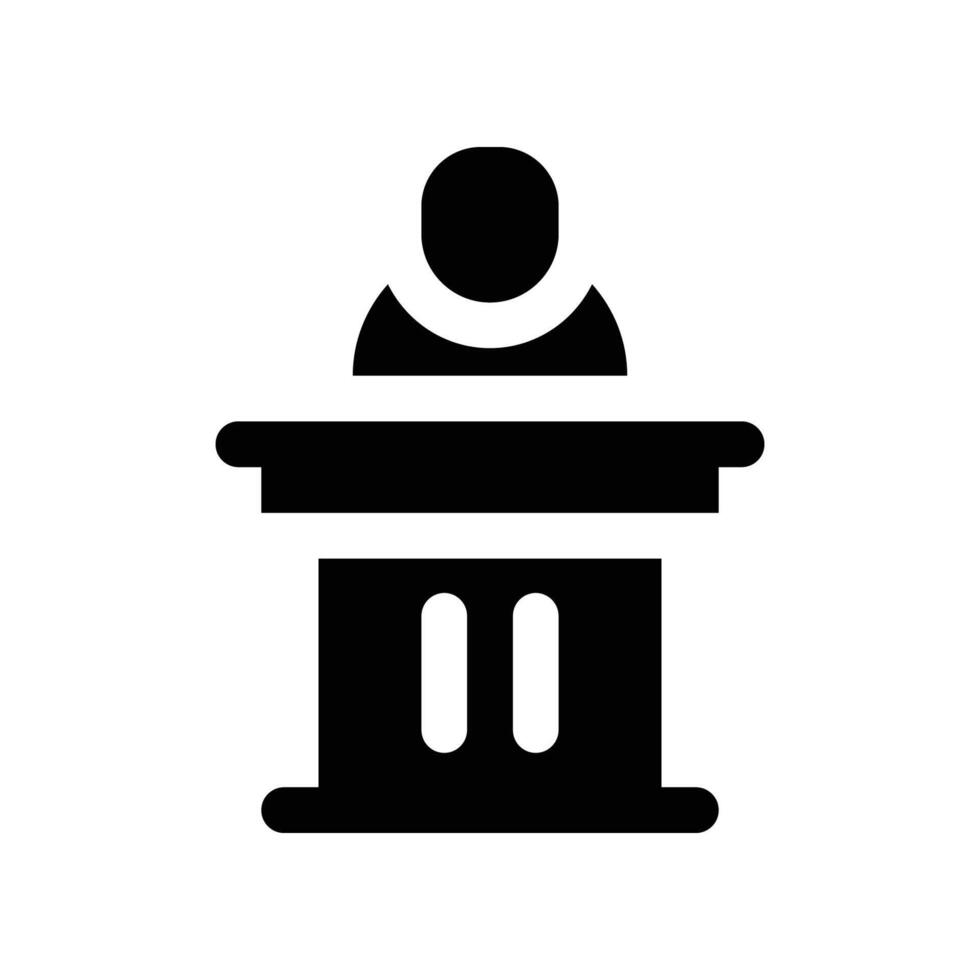 Rede Symbol. Glyphe Symbol zum Ihre Webseite, Handy, Mobiltelefon, Präsentation, und Logo Design. vektor