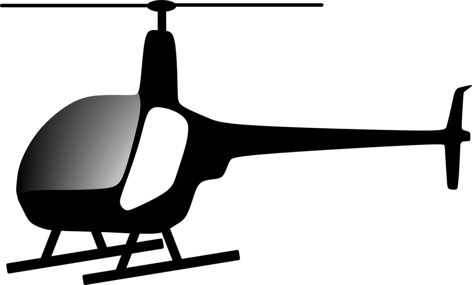 hochfliegend zu Neu Höhen mit unser detailliert Hubschrauber Illustration vektor