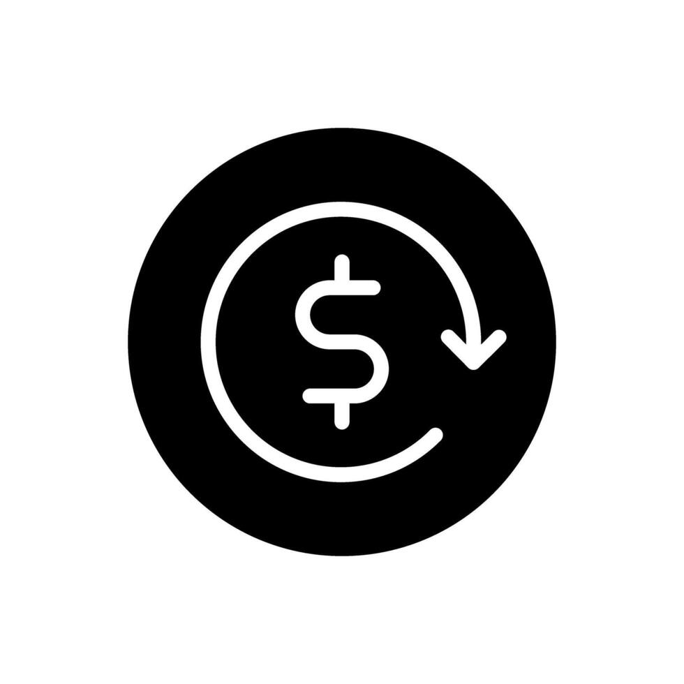 Geld Symbol. Finanzen Illustration unterzeichnen. Bankwesen Symbol. vektor