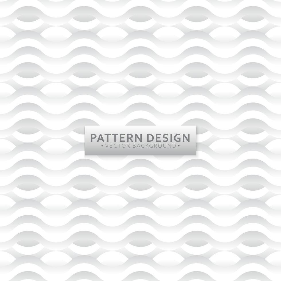 minimalistisch wellig Linie Muster Hintergrund Design vektor
