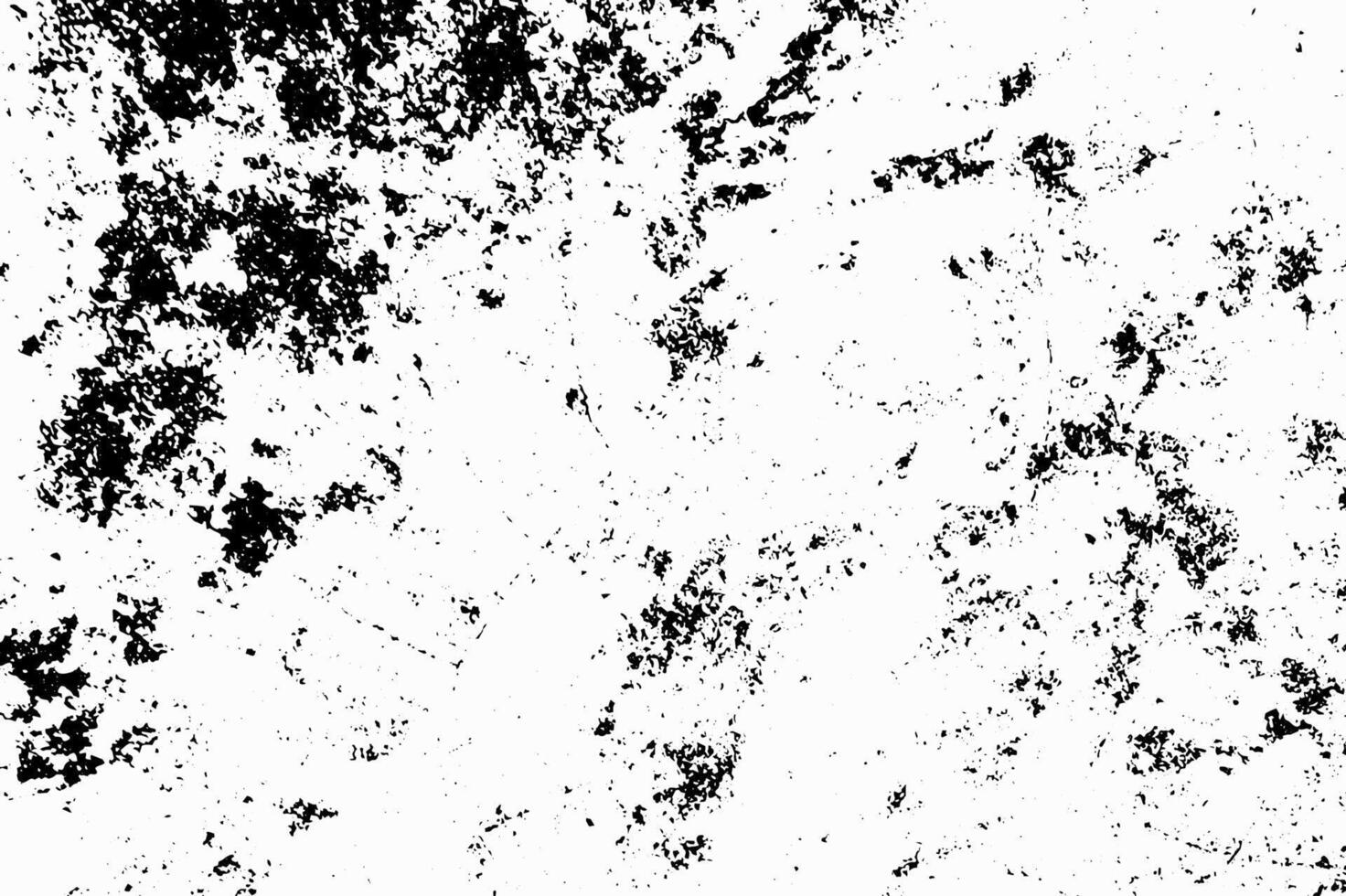 grunge bakgrund . textur svart och vit gammal yta. abstrakt svartvit bakgrund mönster med bläck fläckar, sprickor, fläckar. för utskrift och design vektor