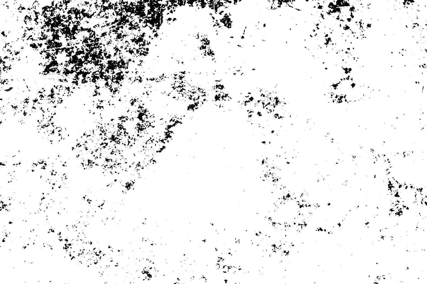 Grunge Textur. Hintergrund von schwarz und Weiß Textur. abstrakt einfarbig Muster von Flecken, Risse, Punkte, Chips. vektor