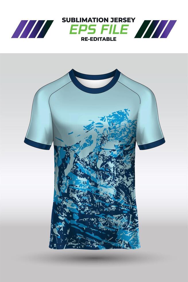 Sport Jersey Design, Stoff Textil- zum Sublimation vektor