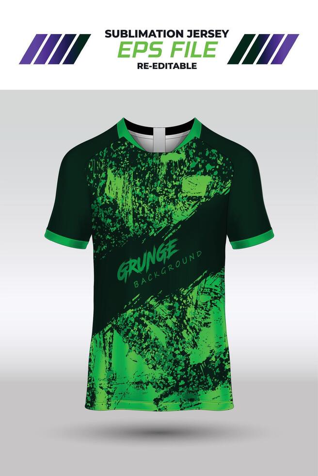 Sport Jersey Design, Stoff Textil- zum Sublimation vektor