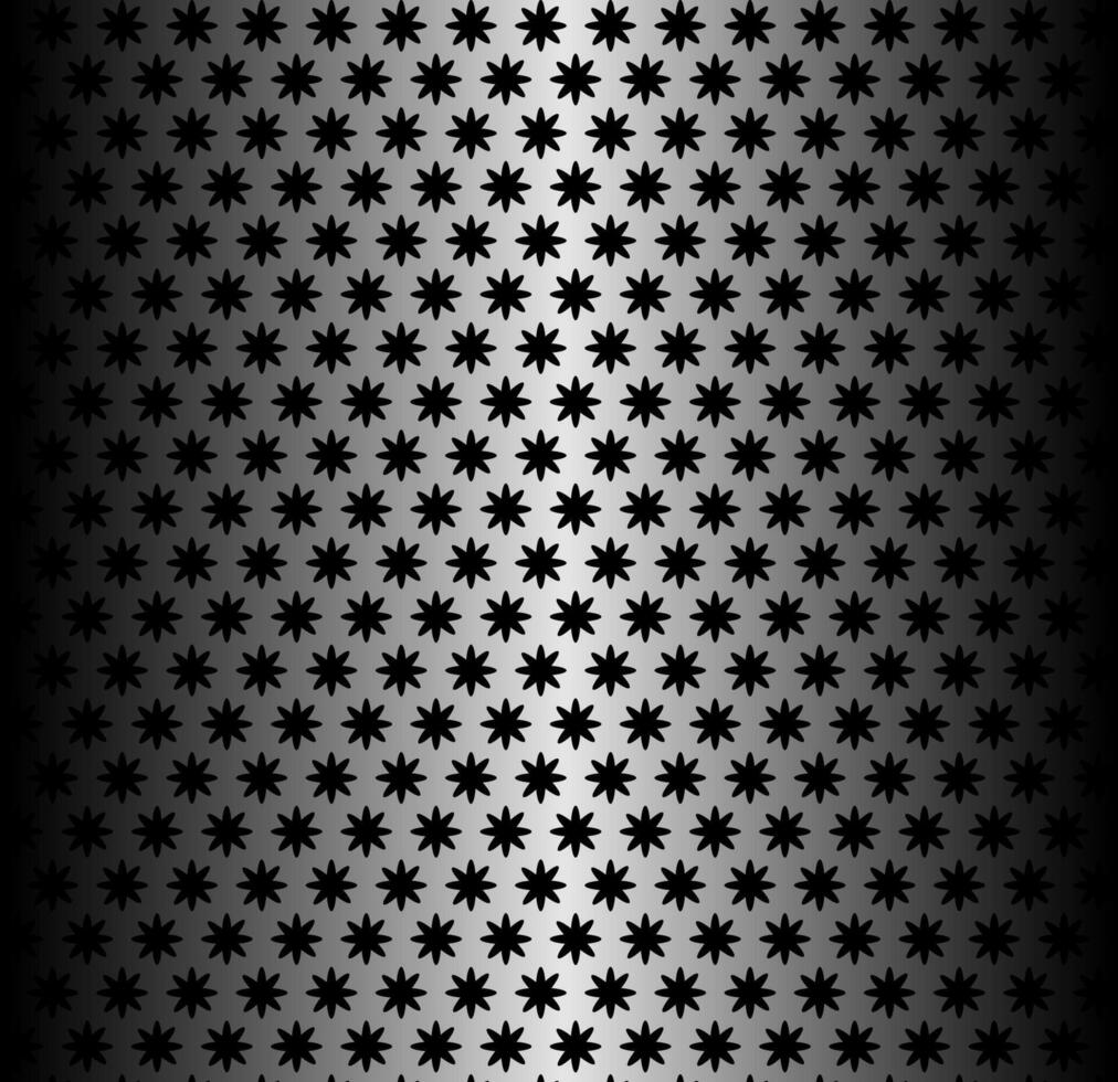 metall bakgrund dekorerad med grå svartvit geometrisk mönster vektor