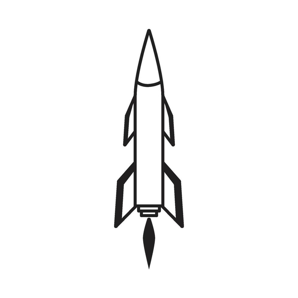 Rakete Symbol Illustration vektor