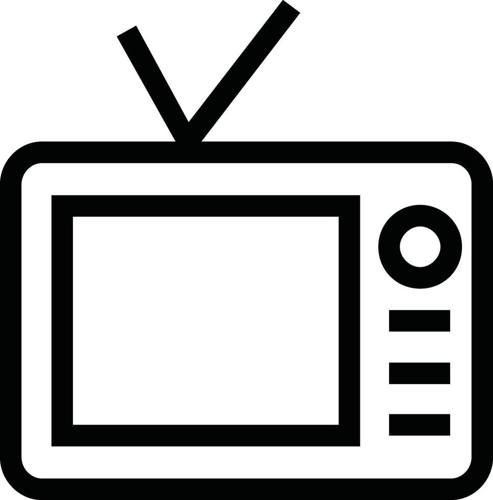 TV ikon ClipArt vektor