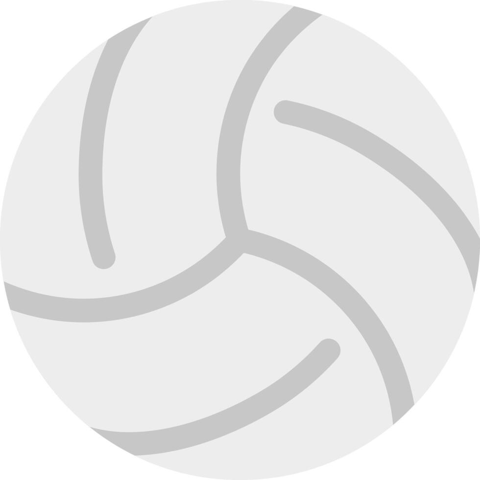 volleyboll boll ikon på vit bakgrund vektor