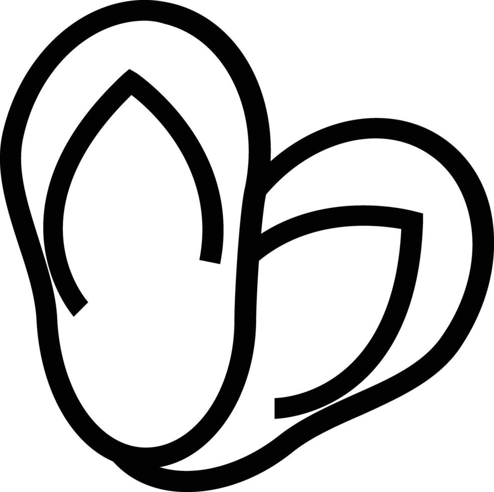 en hjärta formad ikon på en vit bakgrund vektor