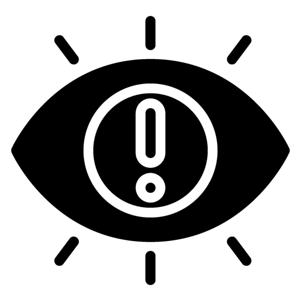 Augen-Glyphe-Symbol vektor