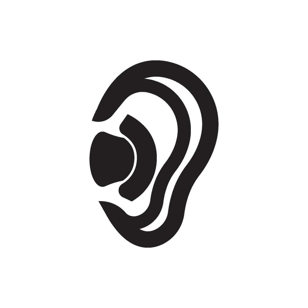 hörselkåpor ikon illustration symbol design vektor