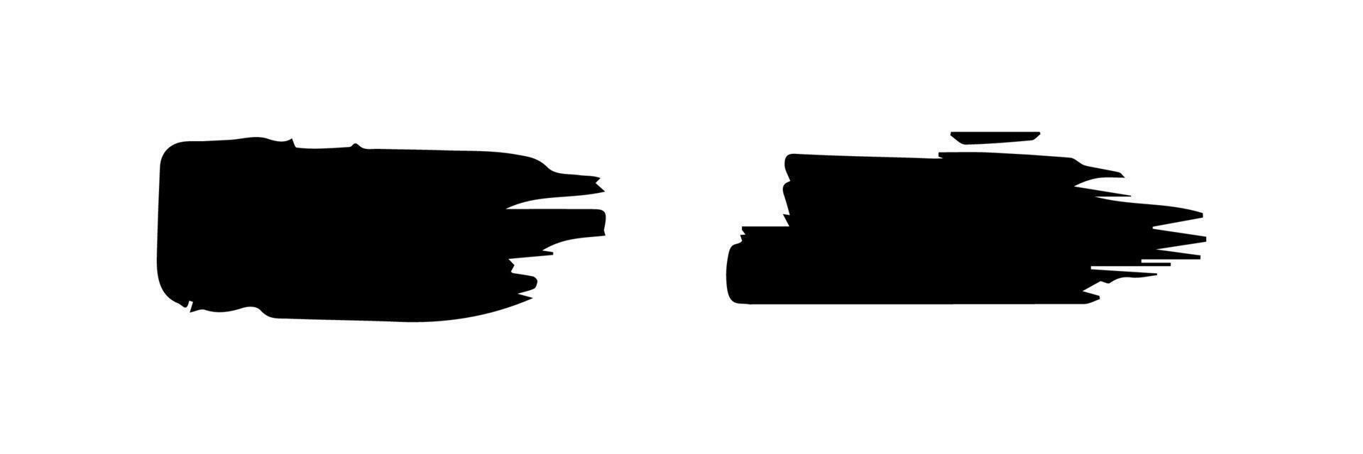 schwarz Bürste Schlaganfall, Tinte Spritzer und künstlerisch Design Elemente. schmutzig Aquarell Textur, Kasten, rahmen, Grunge Hintergrund vektor