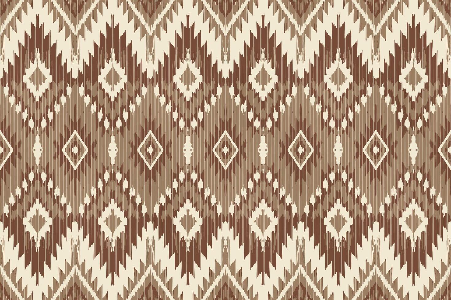 ethnische abstrakte ikat-kunst. nahtloses muster in stammes-, volksstickerei und mexikanischem stil. aztekischer geometrischer kunstornamentdruck.design für teppich, tapete, kleidung, verpackung, stoff, bezug, textil vektor