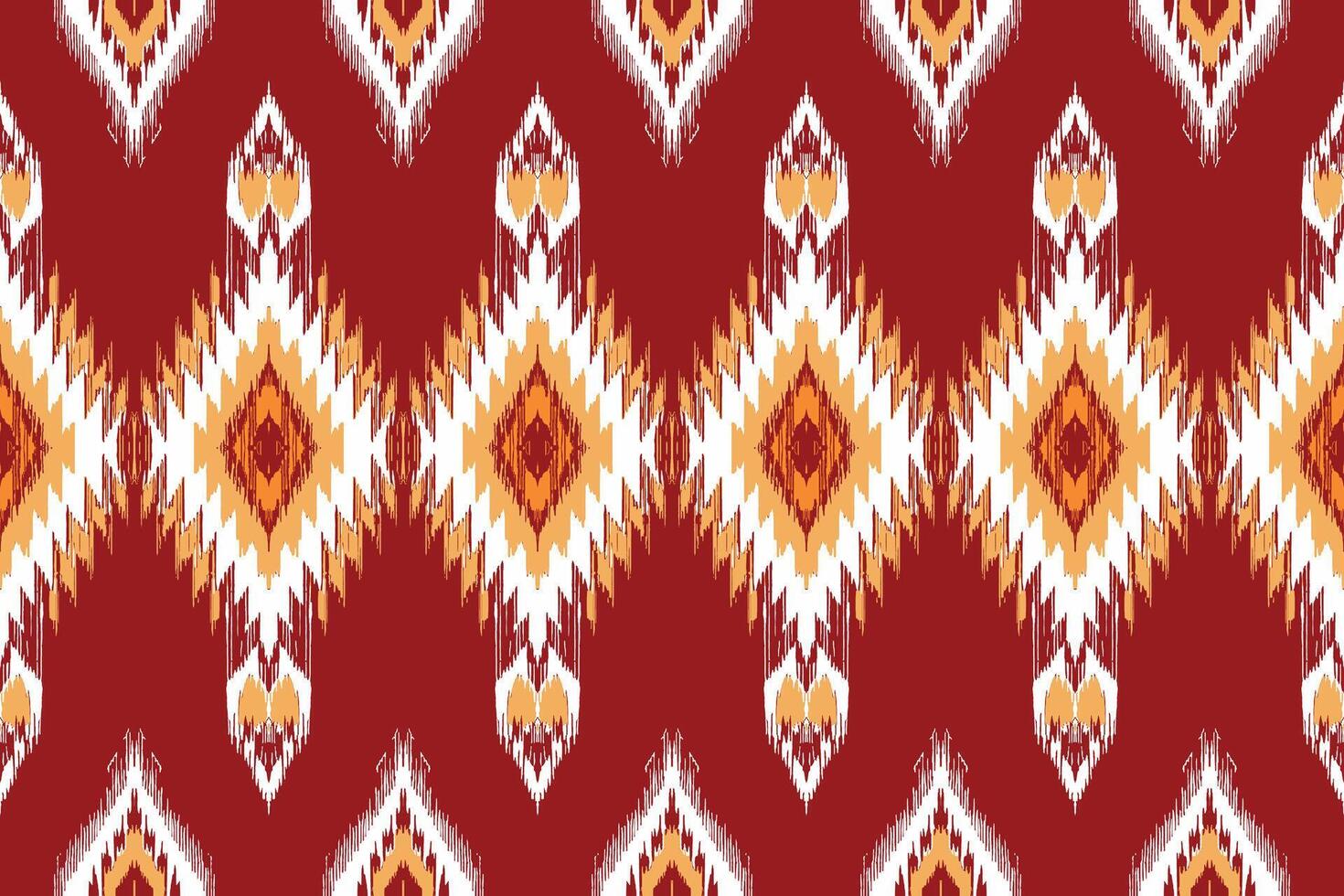 ethnische abstrakte ikat-kunst. nahtloses muster in stammes-, volksstickerei und mexikanischem stil. aztekischer geometrischer kunstornamentdruck.design für teppich, tapete, kleidung, verpackung, stoff, bezug, textil vektor