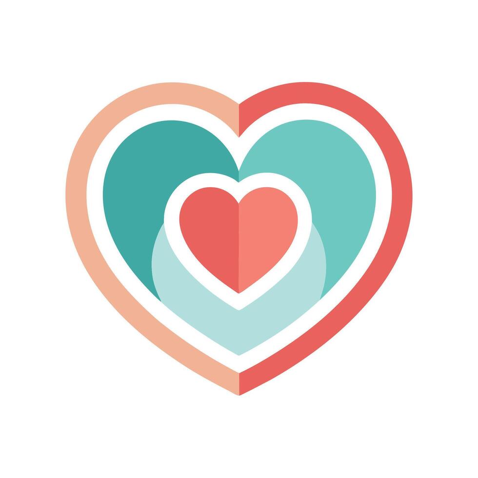 två händer innehav en hjärta, symboliserar egenvård, en rena logotyp av en hjärta till representera egenvård och själv kärlek vektor