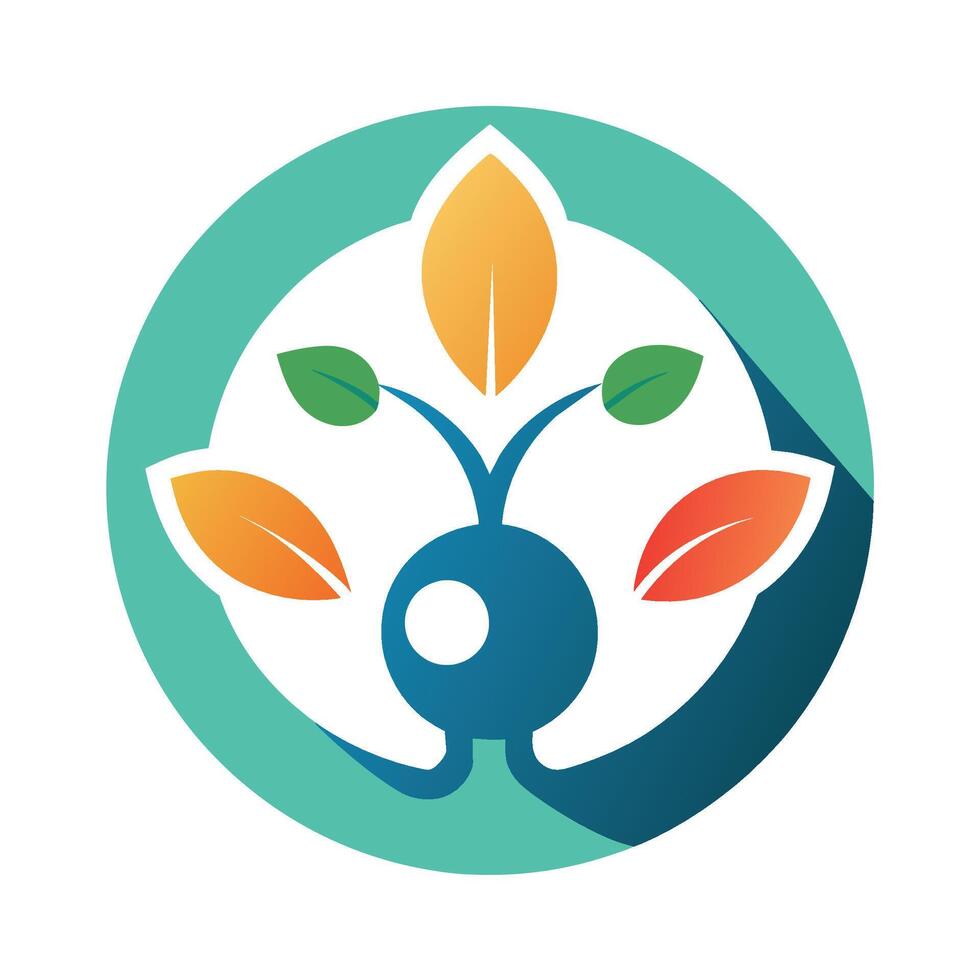 logotyp design terar löv för en ideell organisationer varumärke identitet, skapa en minimalistisk ikon för en ideell organisation fokuserade på mental hälsa medvetenhet vektor