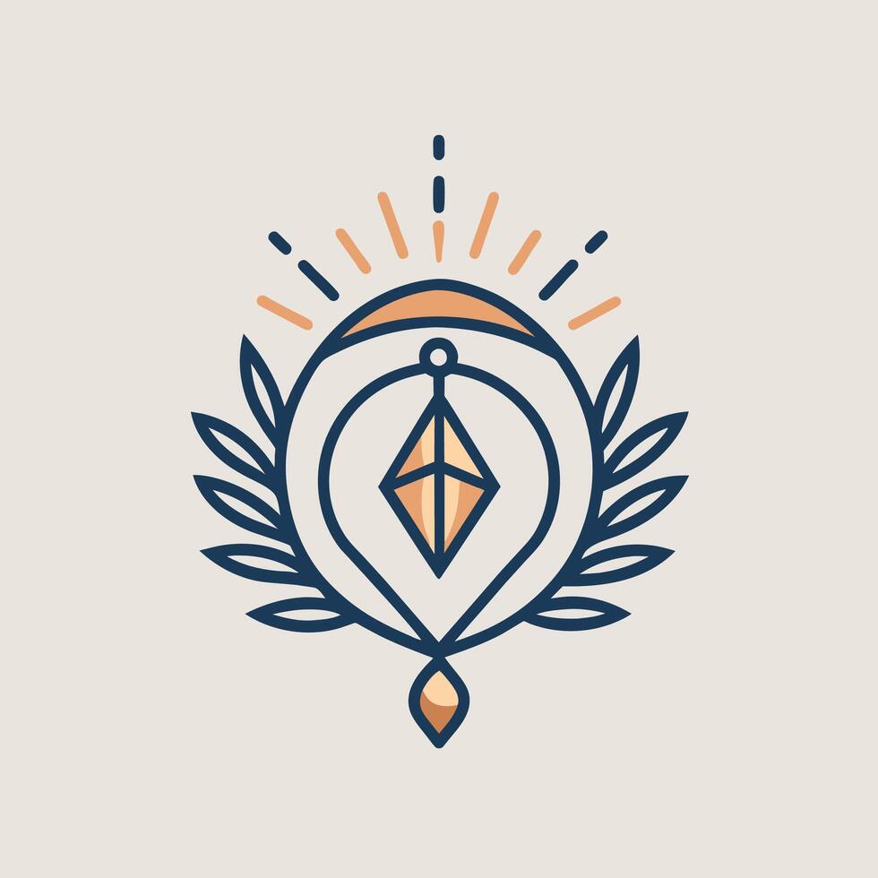 logotyp av en handgjort Smycken Lagra, terar en minimalistisk och elegant emblem design, skapa en minimalistisk emblem för en handgjort Smycken e-handel företag vektor