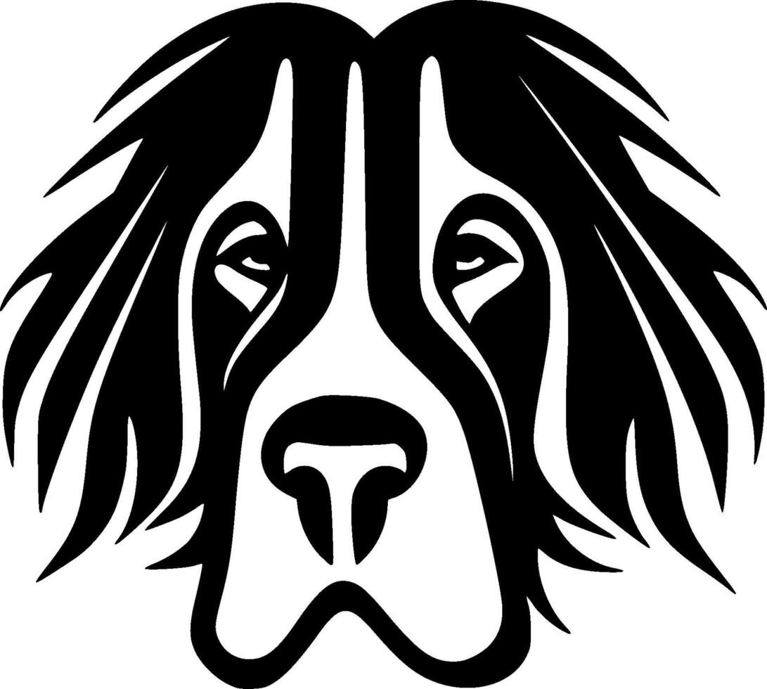 Hund, schwarz und Weiß Illustration vektor