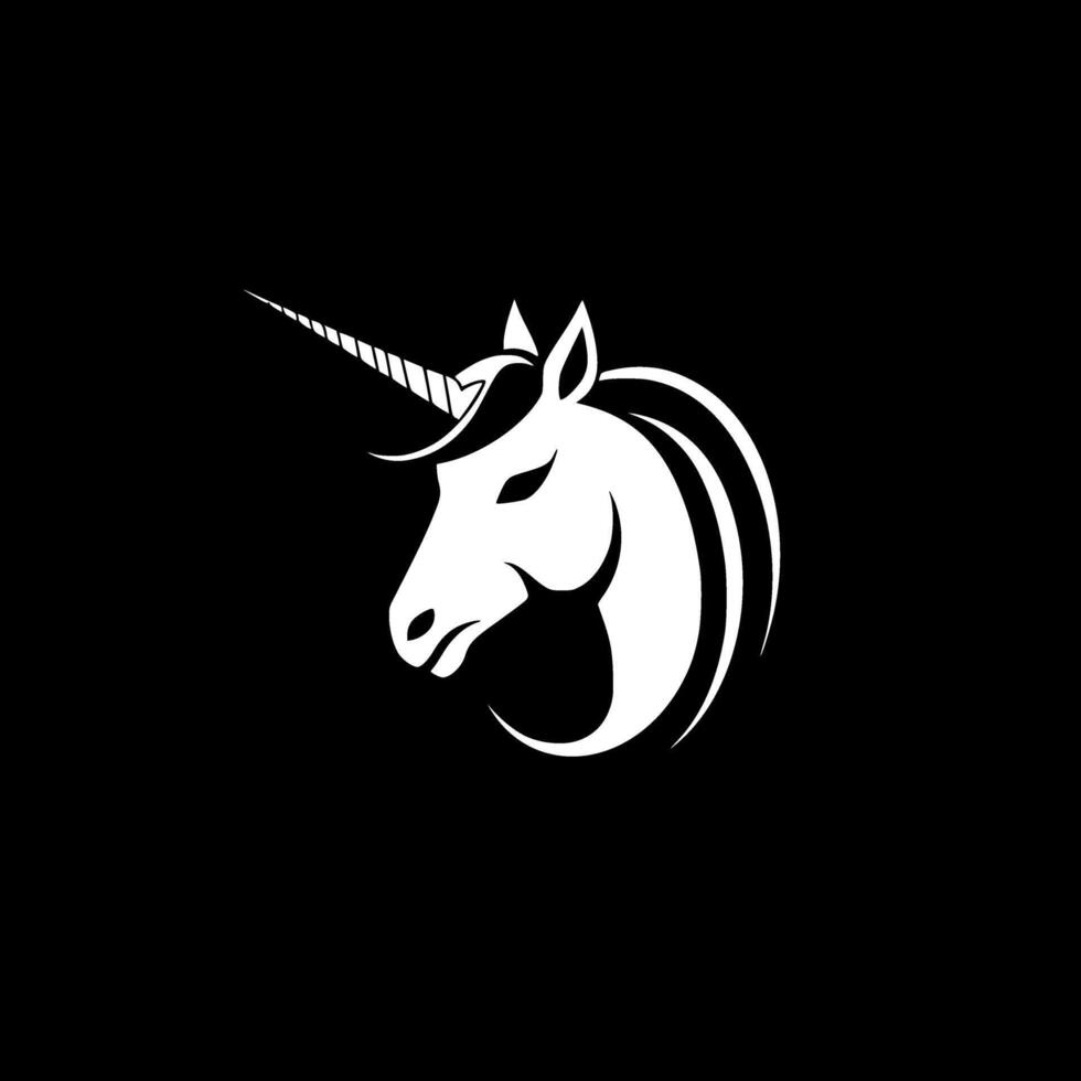 Einhorn - - hoch Qualität Logo - - Illustration Ideal zum T-Shirt Grafik vektor