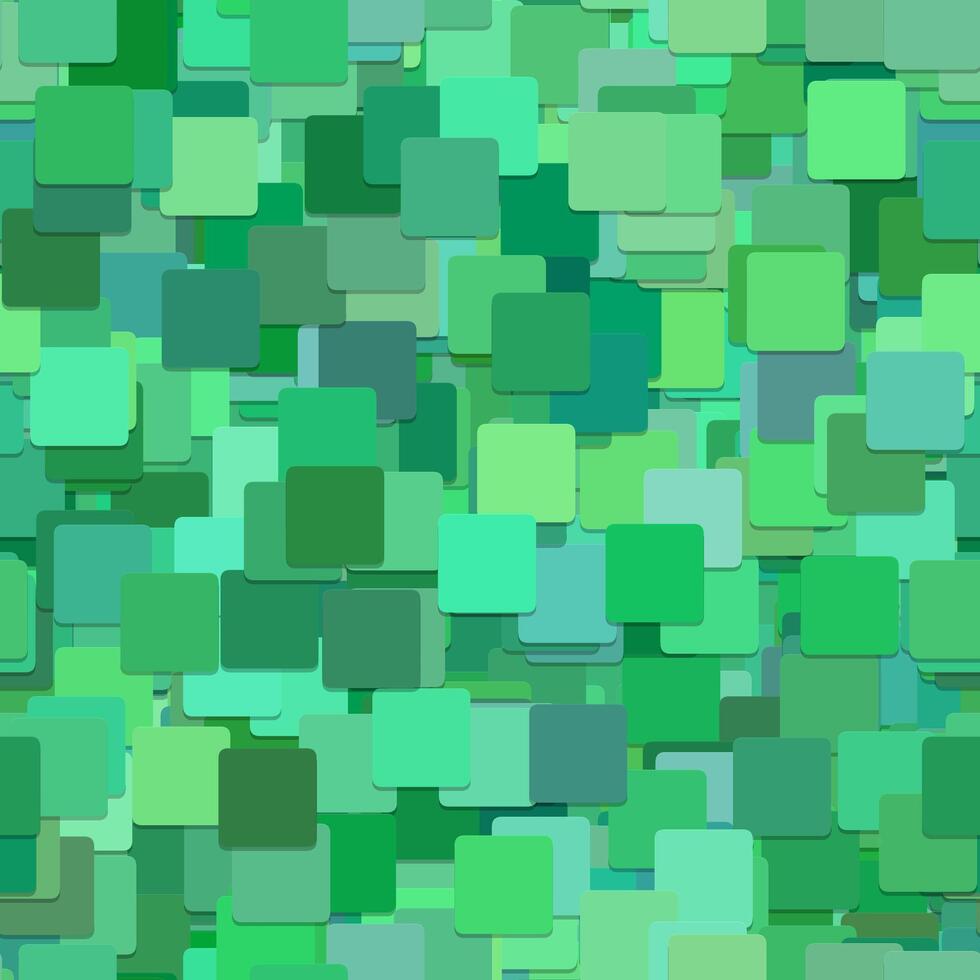 Grün nahtlos Platz Muster Hintergrund vektor
