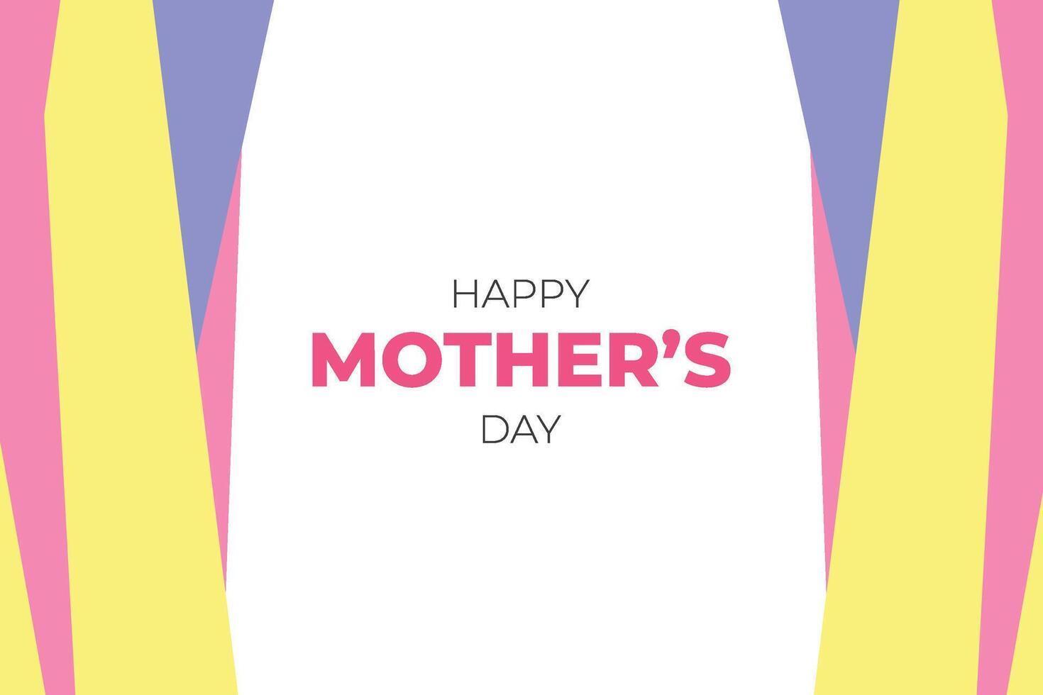 glücklich Mütter Tag bunt abstrakt Hintergrund vektor